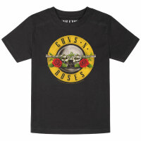 Guns n Roses (Bullet) - Kinder T-Shirt, schwarz, mehrfarbig, 152
