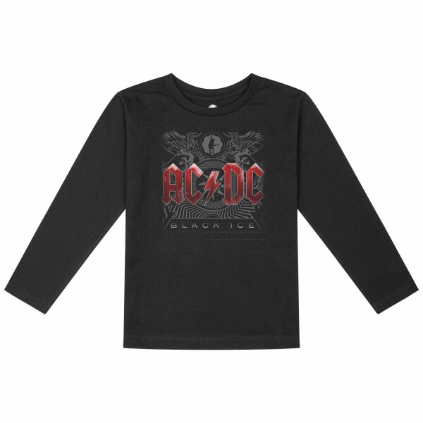 AC/DC (Black Ice) - Kinder Longsleeve, schwarz, mehrfarbig, 92