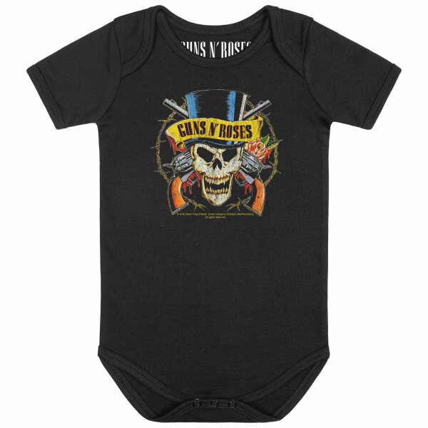 Guns n Roses (TopHat) - Baby bodysuit, black, multicolour, 56/62