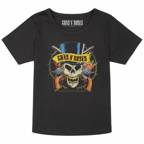 Guns n Roses (TopHat) - Girly shirt, black, multicolour, 152