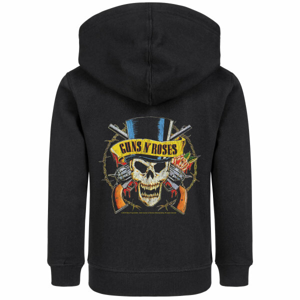 Guns n Roses (TopHat) - Kinder Kapuzenjacke, schwarz, mehrfarbig, 128