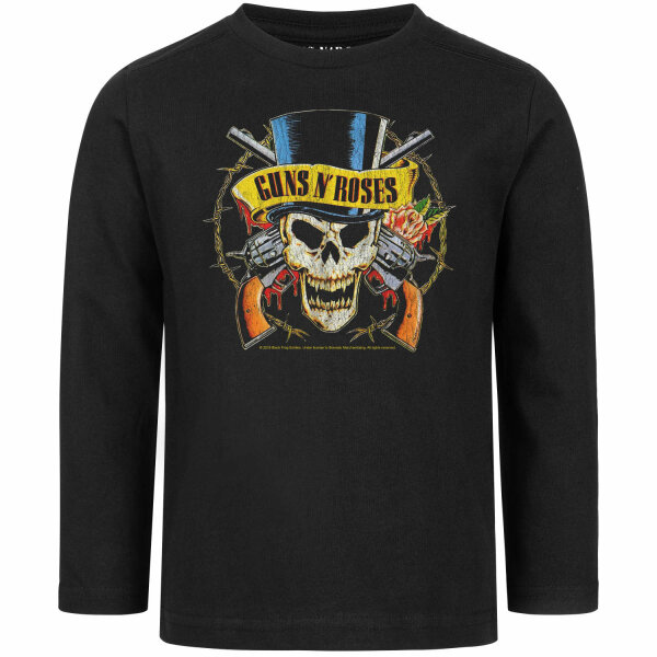 Guns n Roses (TopHat) - Kids longsleeve, black, multicolour, 92