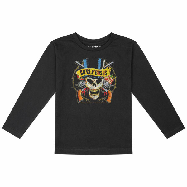 Guns n Roses (TopHat) - Kinder Longsleeve, schwarz, mehrfarbig, 92