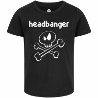 headbanger (invers) - Girly shirt - black - white - 152