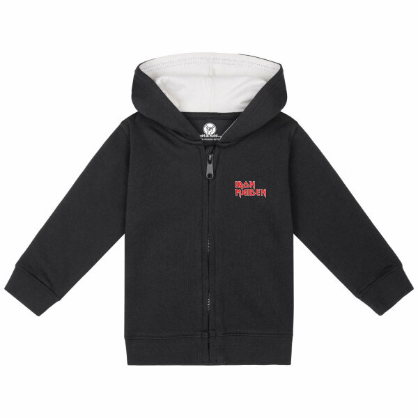 Iron Maiden (Fear Live Flame) - Baby zip-hoody, black, multicolour, 80/86