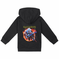 Iron Maiden (Fear Live Flame) - Baby zip-hoody, black, multicolour, 80/86