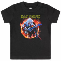 Iron Maiden (Fear Live Flame) - Baby T-Shirt, schwarz,...