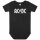 AC/DC (Logo) - Baby Body, schwarz, weiß, 80/86