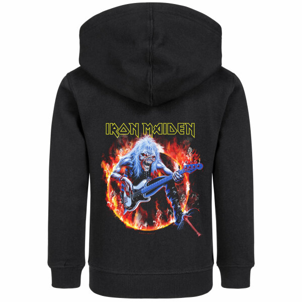 Iron Maiden (Fear Live Flame) - Kids zip-hoody, black, multicolour, 116