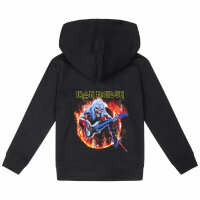 Iron Maiden (Fear Live Flame) - Kids zip-hoody, black, multicolour, 116