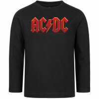 AC/DC (Logo Multi) - Kinder Longsleeve - schwarz -...
