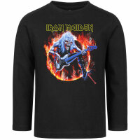 Iron Maiden (Fear Live Flame) - Kids longsleeve - black -...