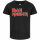 Iron Maiden (Logo) - Girly Shirt, schwarz, rot/weiß, 104