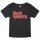 Iron Maiden (Logo) - Girly Shirt, schwarz, rot/weiß, 104