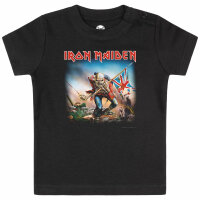 Iron Maiden (Trooper) - Baby T-Shirt - schwarz -...
