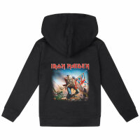 Iron Maiden (Trooper) - Kids zip-hoody, black, multicolour, 104