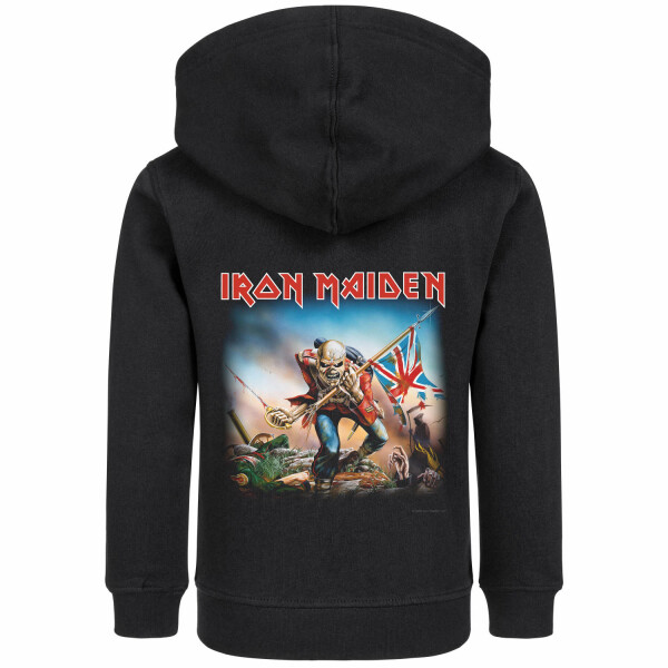 Iron Maiden (Trooper) - Kids zip-hoody, black, multicolour, 140