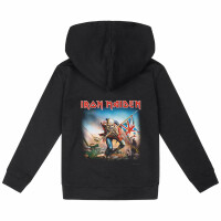 Iron Maiden (Trooper) - Kids zip-hoody, black, multicolour, 140