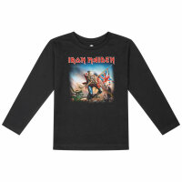 Iron Maiden (Trooper) - Kinder Longsleeve, schwarz, mehrfarbig, 140