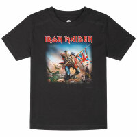 Iron Maiden (Trooper) - Kinder T-Shirt, schwarz, mehrfarbig, 104