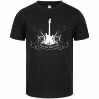 long live Rock n Roll - Kids t-shirt, black, white, 92