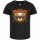 Megadeth (Skull & Bullets) - Girly Shirt, schwarz, mehrfarbig, 116