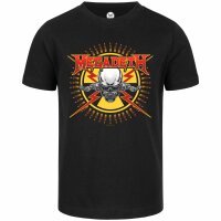 Megadeth (Skull & Bullets) - Kinder T-Shirt, schwarz, mehrfarbig, 140