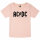 AC/DC (Logo) - Girly shirt, pale pink, black, 140