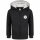 metal kid (Vintage) - Kids zip-hoody, black, white, 152