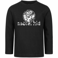 metal kid (Vintage) - Kids longsleeve - black - white - 116