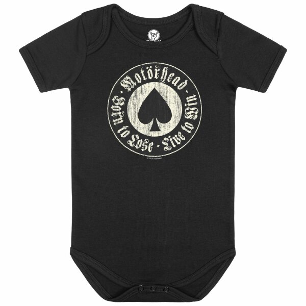 Motörhead (Born to Lose) - Baby bodysuit, black, multicolour, 80/86