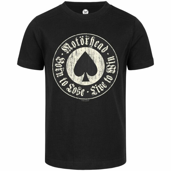 Motörhead (Born to Lose) - Kinder T-Shirt, schwarz, mehrfarbig, 152