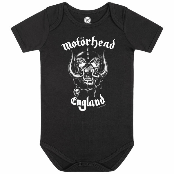 Motörhead (England) - Baby bodysuit, black, white, 56/62