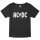 AC/DC (Logo) - Girly shirt, black, white, 152