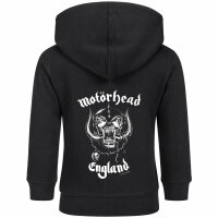 Motörhead (England) - Baby Kapuzenjacke, schwarz, weiß, 56/62