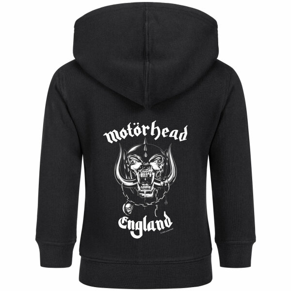 Motörhead (England) - Baby Kapuzenjacke, schwarz, weiß, 80/86