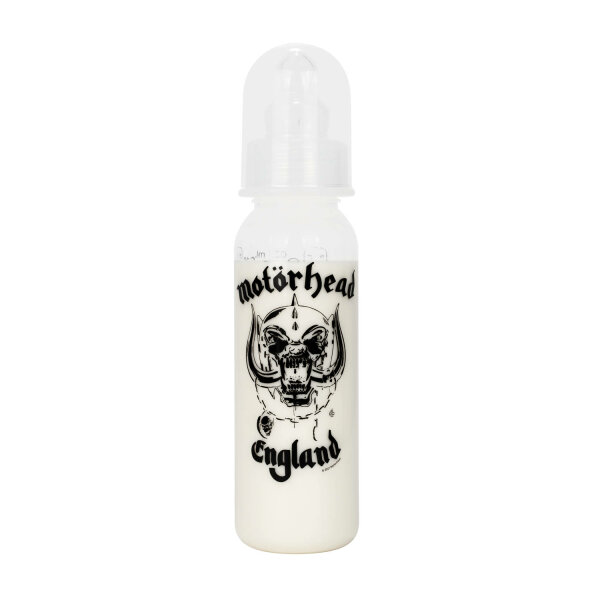Motörhead (England) - Babyflasche, transparent, schwarz, 240 ml