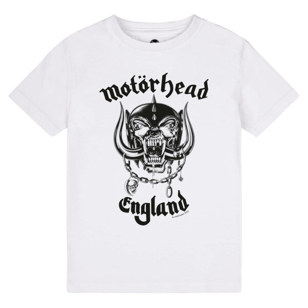 Motörhead (England) - Kids t-shirt, white, black, 140