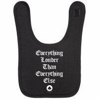 Motörhead (Everything Louder...) - Baby bib, black, white, one size