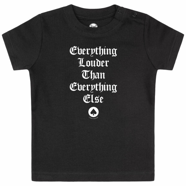 Motörhead (Everything Louder...) - Baby T-Shirt, schwarz, weiß, 56/62