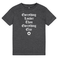 Motörhead (Everything Louder...) - Kinder T-Shirt, charcoal, weiß, 104