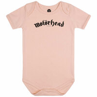 Motörhead (Logo) - Baby bodysuit - pale pink - black...