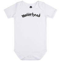 Motörhead (Logo) - Baby bodysuit, white, black, 80/86