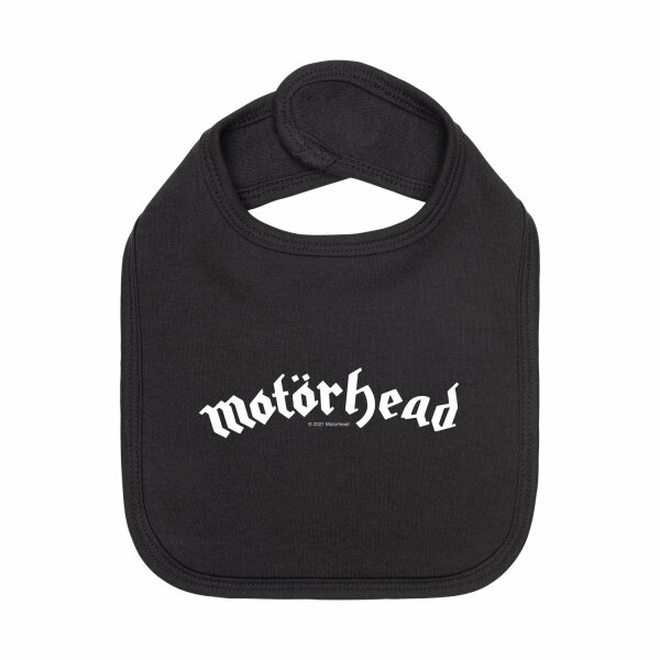 Motörhead (Logo) - Baby bib, black, white, one size