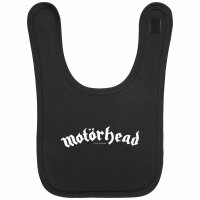 Motörhead (Logo) - Baby bib, black, white, one size