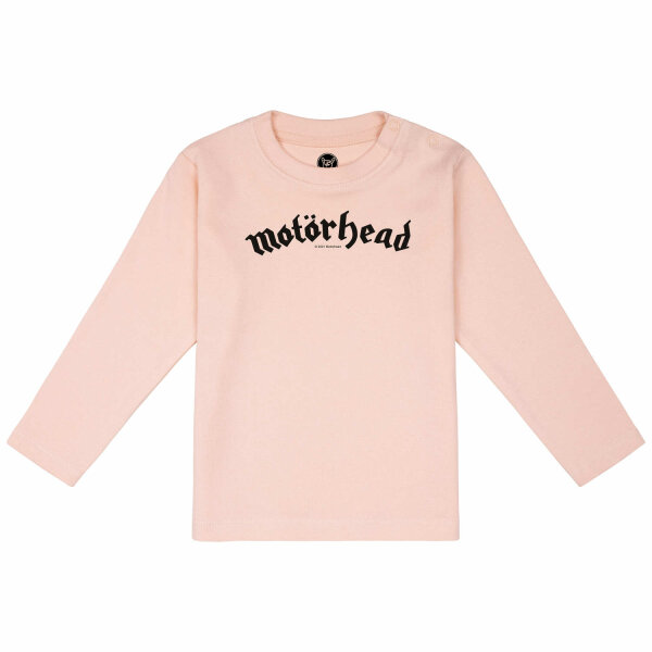 Motörhead (Logo) - Baby longsleeve, pale pink, black, 56/62