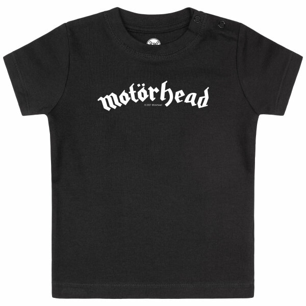 Motörhead (Logo) - Baby t-shirt, black, white, 56/62