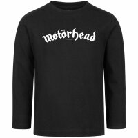 Motörhead (Logo) - Kinder Longsleeve, schwarz, weiß, 104