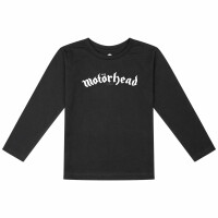 Motörhead (Logo) - Kinder Longsleeve, schwarz, weiß, 116