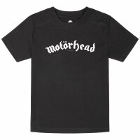 Motörhead (Logo) - Kinder T-Shirt, schwarz, weiß, 92